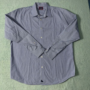 Untuckit Button down Checked Shirt Slim Fit Cotton XXL
